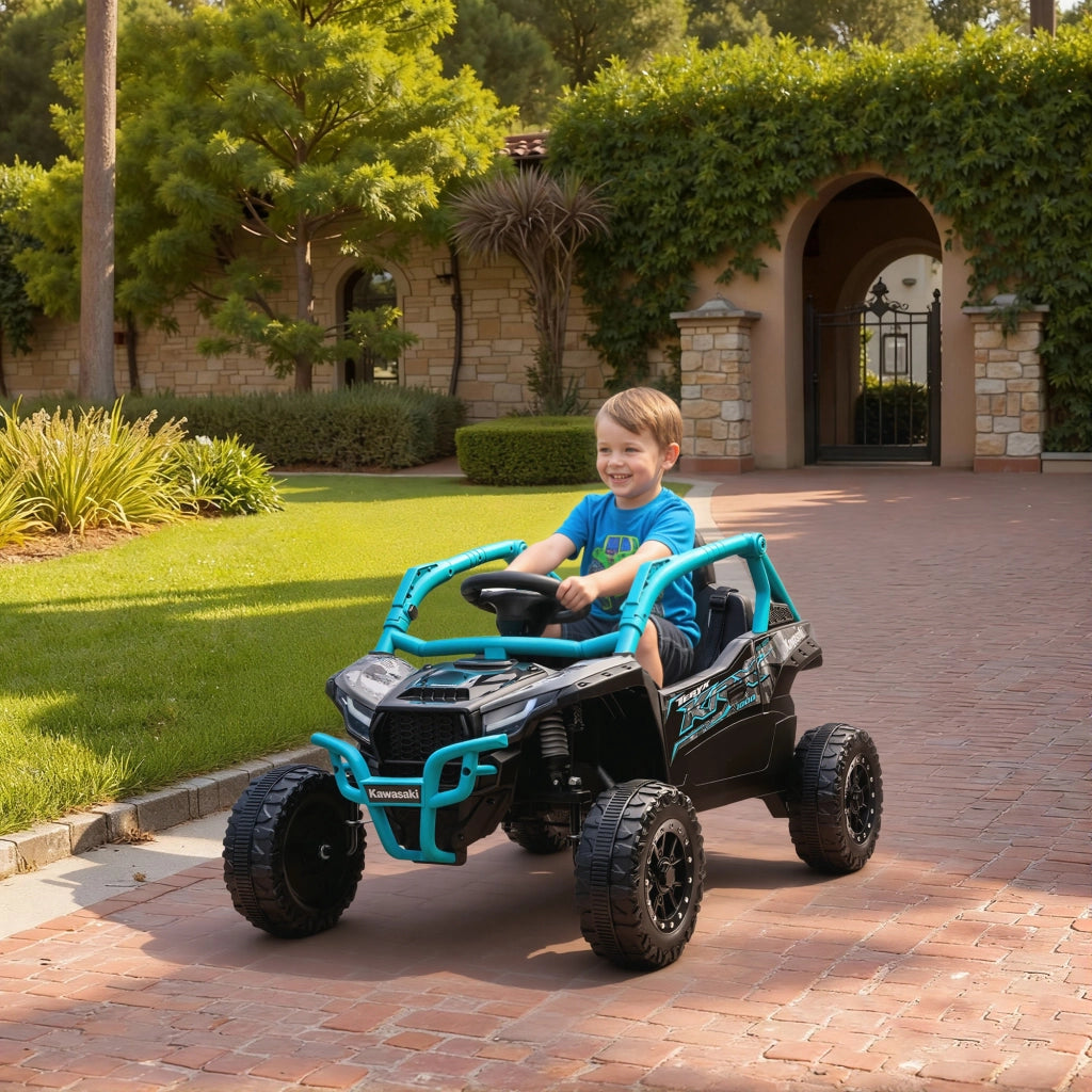 Veicolo Elettrico per Bambini ¨C Minimal ¨C 12V, Telecomando, Colore Blu
