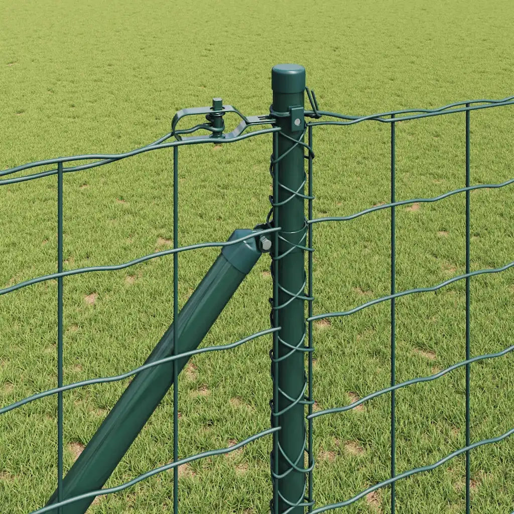 Recinzione da Giardino | Recinzione con Posto Verde 1 x 10 m Acciaio