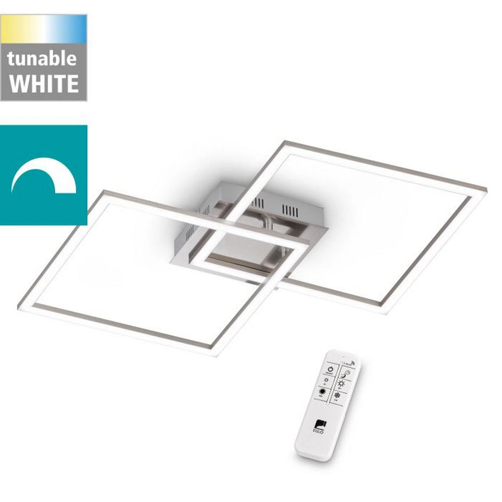 Plafoniera Applique con 2 Quadrati Led e Dimmer Palmaves 1