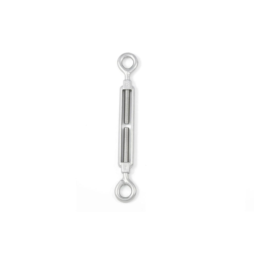 Tenditore a 2 occhi M6 mm. in acciaio Inox A4 - AISI 316
