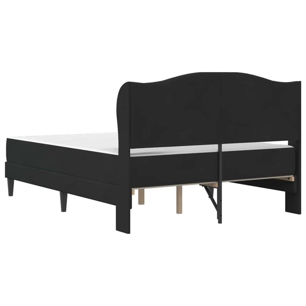 Struttura del letto con testiera Nero 140 x 200 cm Velluto 3415212