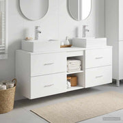 Set di Armadi da Bagno 3 pz Bianco 49,5 x 41 x 62,5 cm 3405835