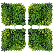 Parete Vegetale Artificiale 12 Pezzi ¨C Minimal ¨C Verde 50x50 cm