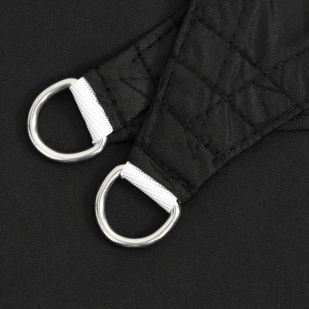 Parasole a vela | Telo Ombra | Vela da ombra Oxford Triangolare 3x3x3 m Nero