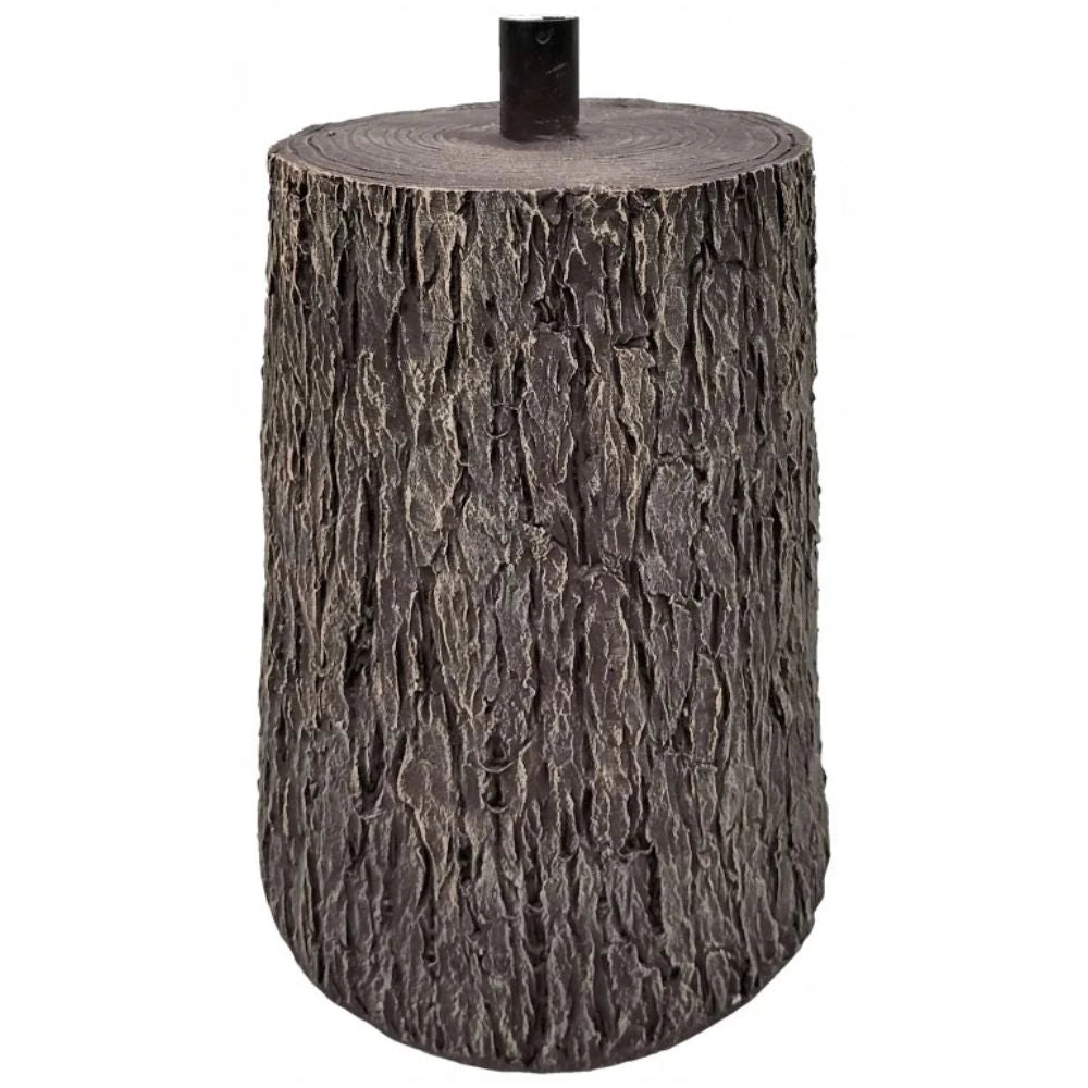 Base tronco marrone scuro 45 cm supporto per albero di natale 180-240 cm