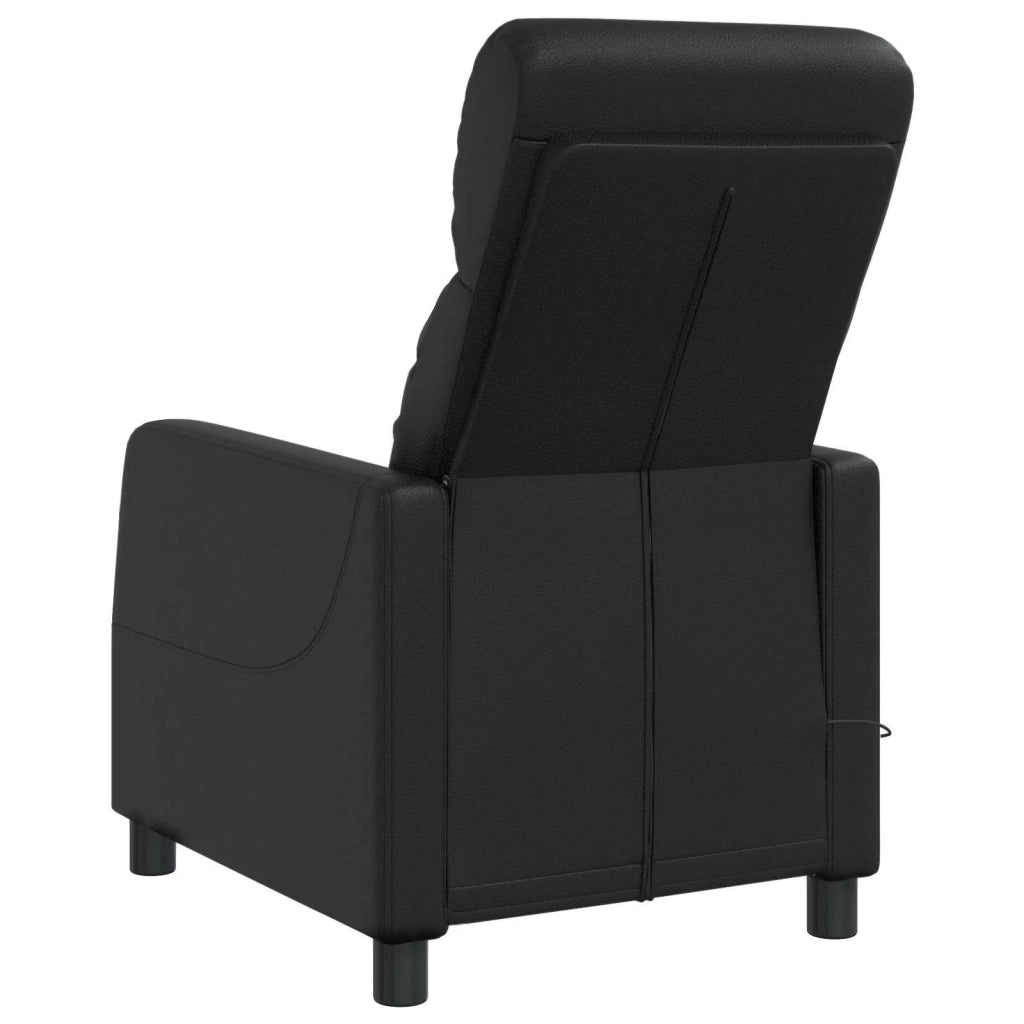 Poltrona Massaggiante Nero Similpelle 42035089