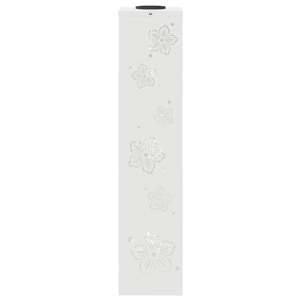 Faro LED solare per sentieri 2 pcs Bianco 879745