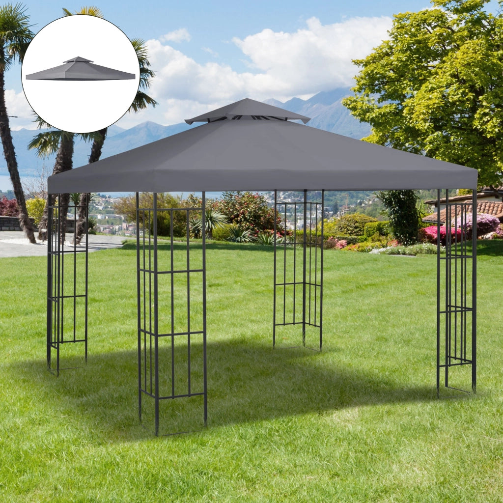 Tenda da giardino 3x3 m ¨C Minimal ¨C grigio