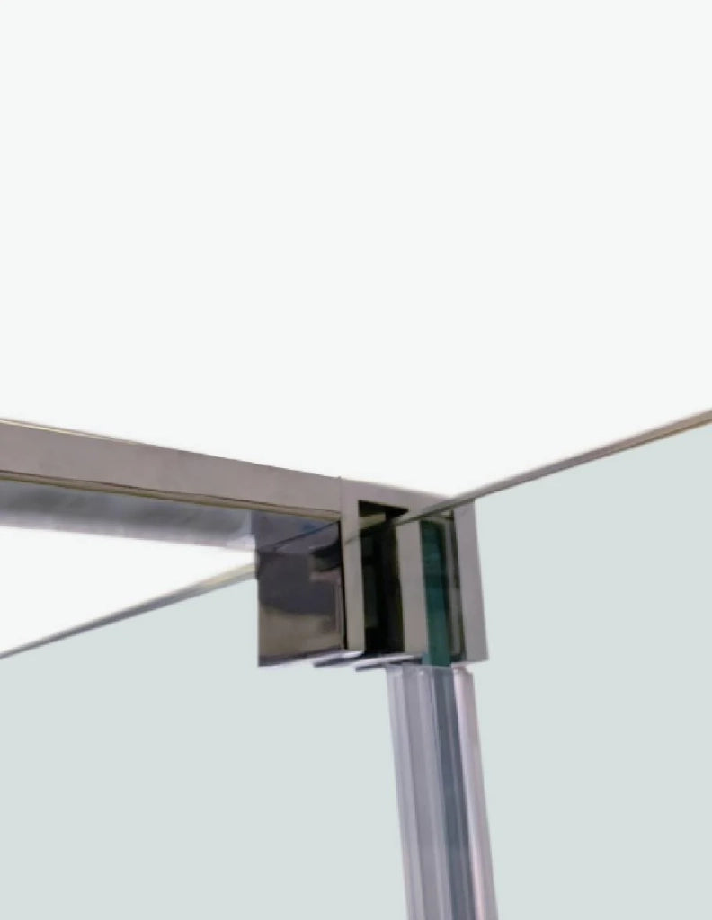 Porta doccia scorrevole 1+1 CIRENE (KENNA) Walk-in100 cm Profilo Cromo