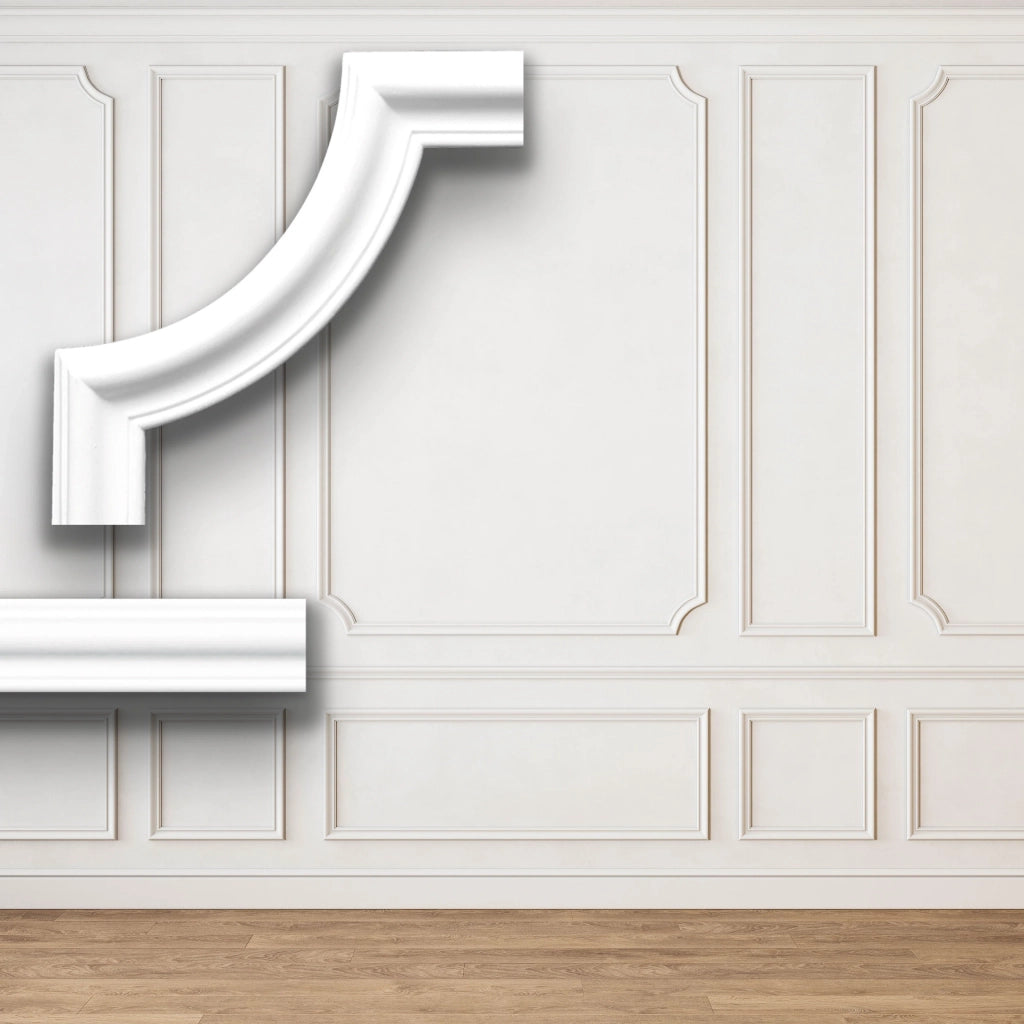 ml *** STOCK *** BOISERIE CLASSICA  Pacco da 230ml cornice + 10 angoli curvi omaggio XPS 40X13