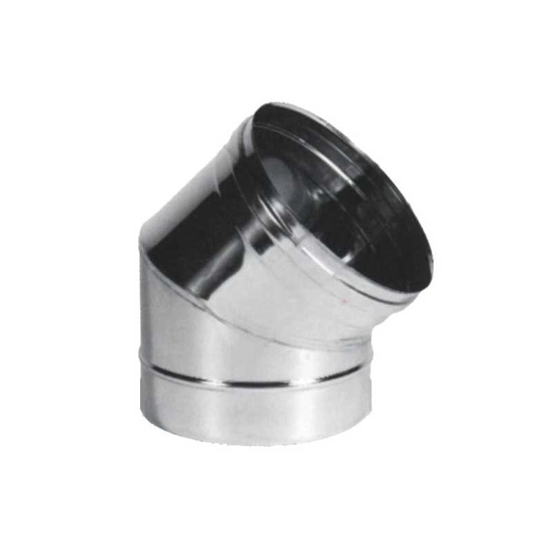 Gomito Inox Settori 45° 25 Maral
