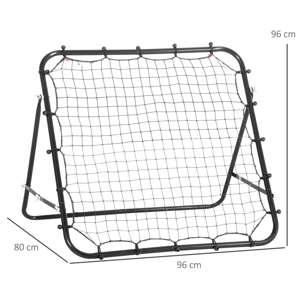 Rebounder Calcio ¨C Minimal ¨C Nero 84x84 cm