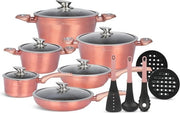 Set di Pannini Induttivi 15 pezzi in Rosso