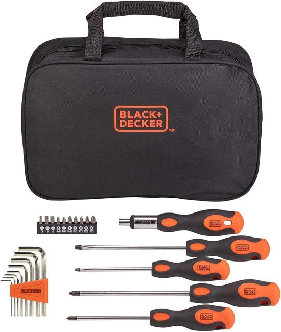 Set di chiavi 23 pezzi con tasca di stoccaggio e punta magnetica