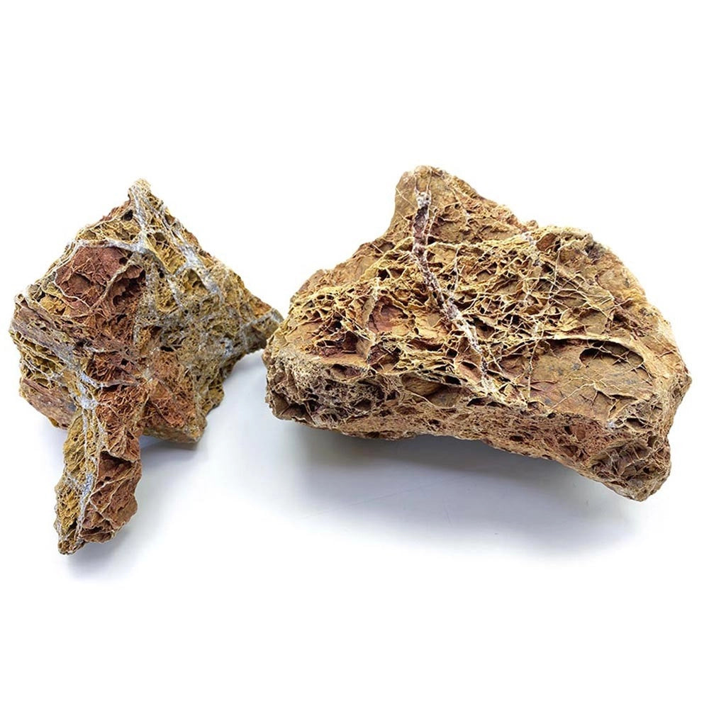 Whimar Aquascaping Box Maple Leaf Rock - Set di rocce non calcaree accuratamente selezionate per Aquascaping Per Acquari Da: 120 L