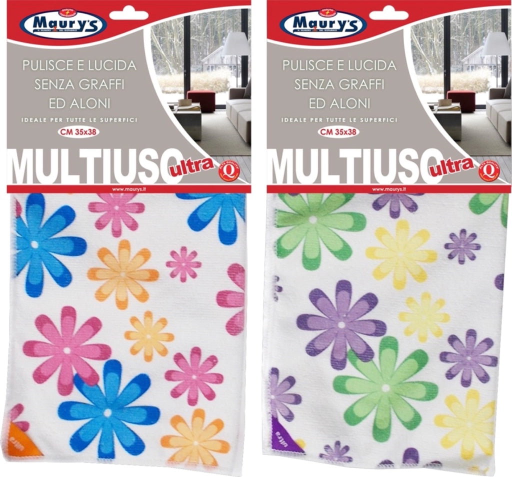 KIT SET 3 PZ MAURY'S PANNO MULTIUSO ULTRA 35X38CM