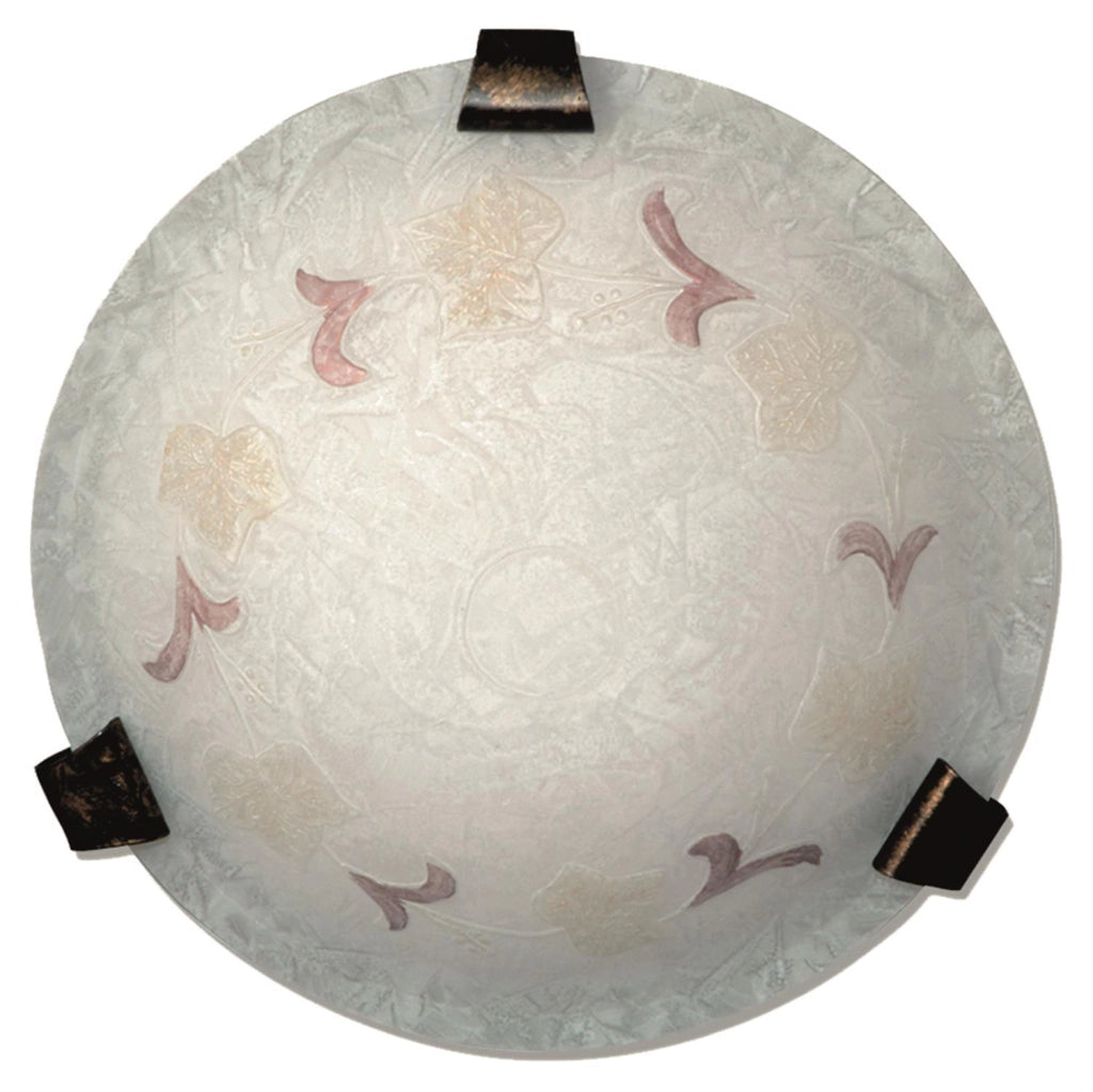 AMBRA LAMPADA PLAFONIERA DA SOFFITTO E27 1 LUCE 30CM