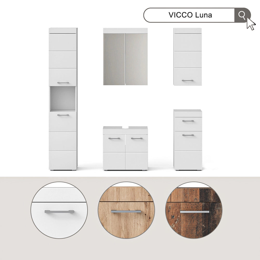 Vicco Set di mobili da bagno Oldstyle 3 parti