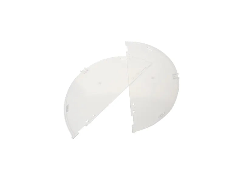 Coppia coperchi in plexiglass trasparente per smielatore 2/4, 3/6, 9, 18 favi - Art. 282