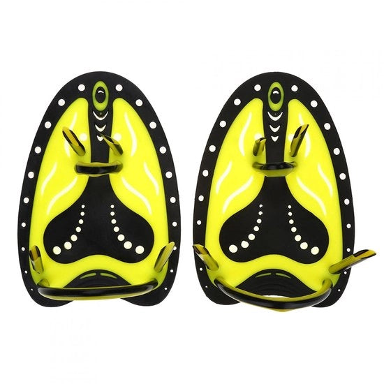 Manubri per nuoto adattabili con design idraulico - Manubri per nuoto da allenamento subacqueo - Manubri per nuoto professionisti - Materiali resistenti - Design ergonomico - Massima comodità - Manubri per nuoto con guanti