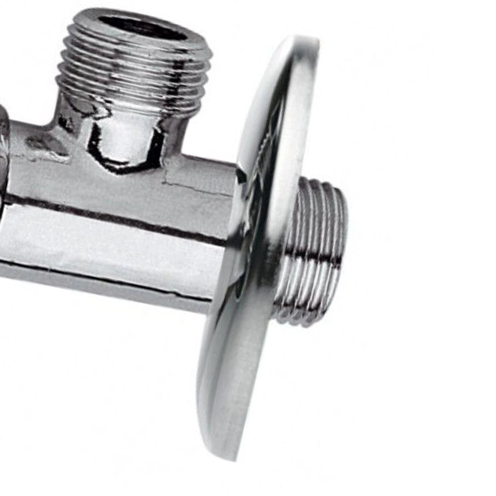 Rubinetto sottolavabo 1/2x1/2 in ottone cromato