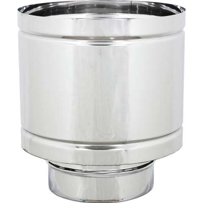 TERMINALE SCARICO A BOTTE MASCHIO ACCIAIO INOX 304  CM 12 H.CM 22