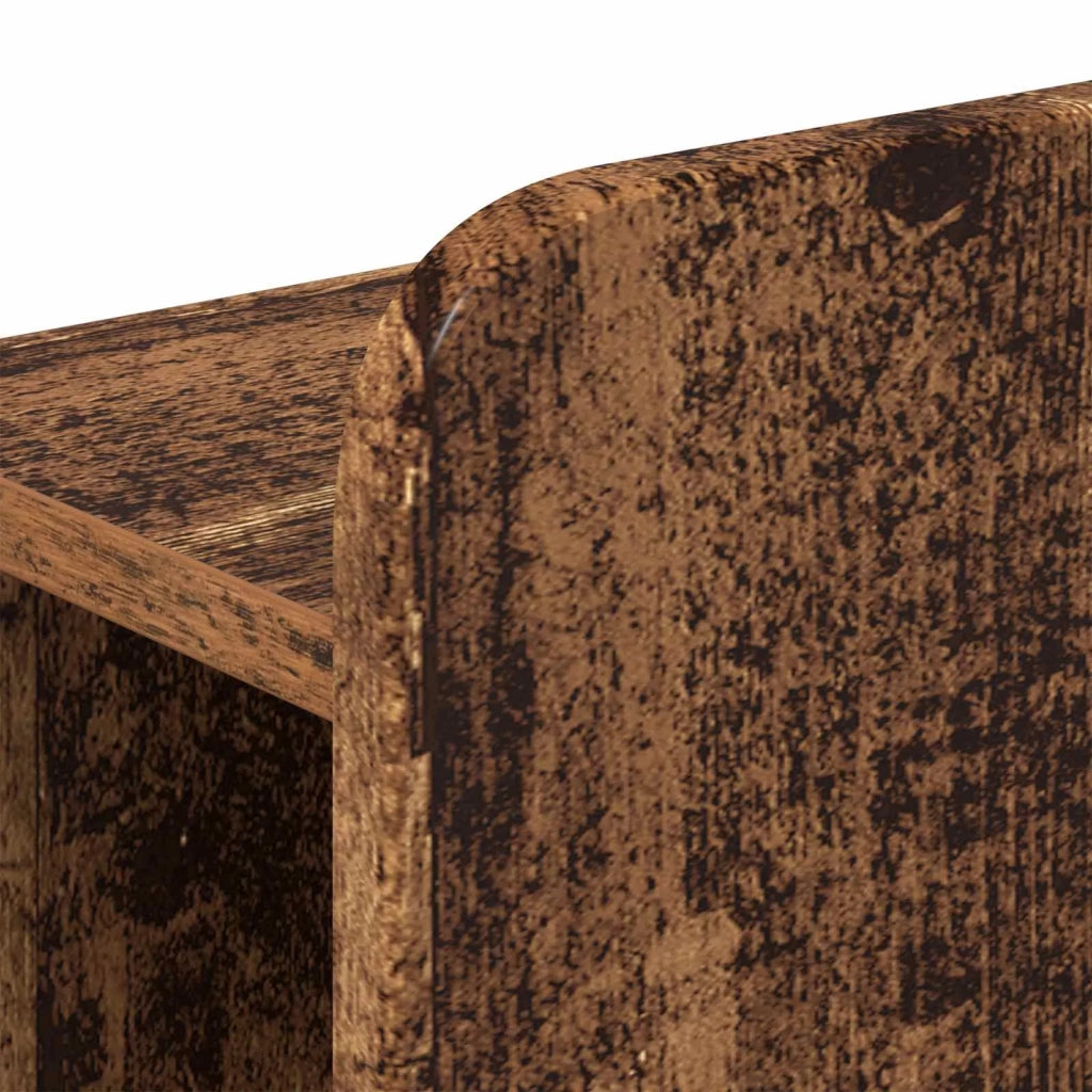 Telaio del letto con storage Legno antico 75 x 190 cm 3433316