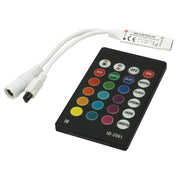 Controller LED RGB IR 24 tasti 72W nero IdeaLED