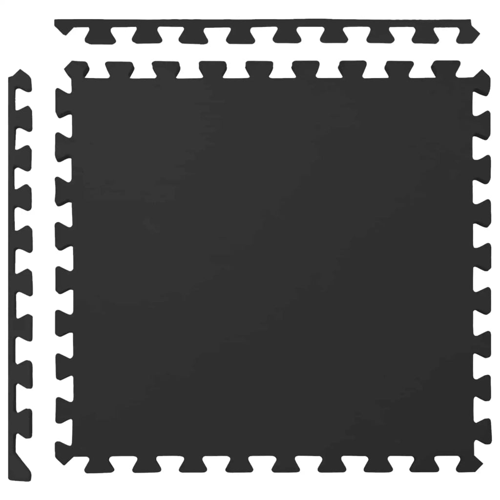 Tappeti 40 pcs Nero 14,4 m² Schiuma EVA 42040738
