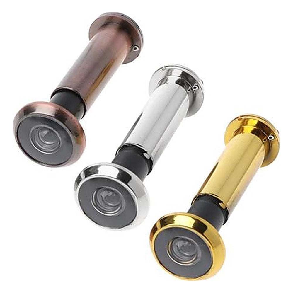 Spioncino per porta da 14 mm con visuale a 180 gradi *** formato ottone bronzato, confezione 1