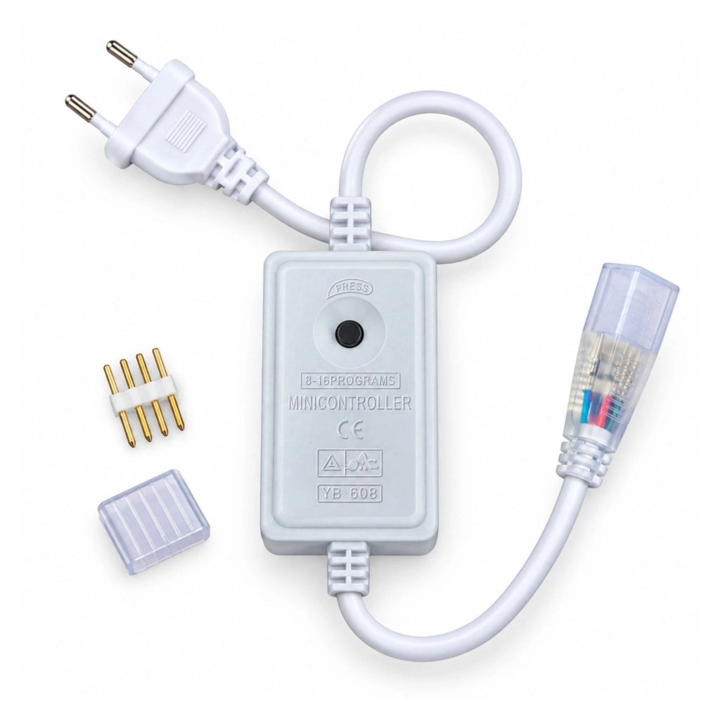 Kit Cavo Alimentazione Con Spina EU per Striscia LED RGB 220V SL065044
