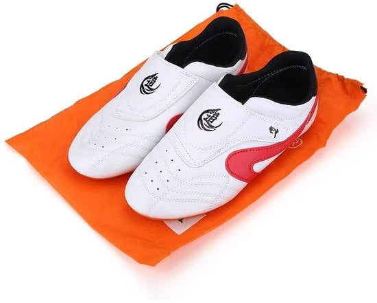 Scarpe per Taekwondo con suola antiscivolo Oxford - Pelle PU leggera - Resistenti e durature - Adatte per adulti/bambini - Esperienza di portata comoda - Scarpe da sport