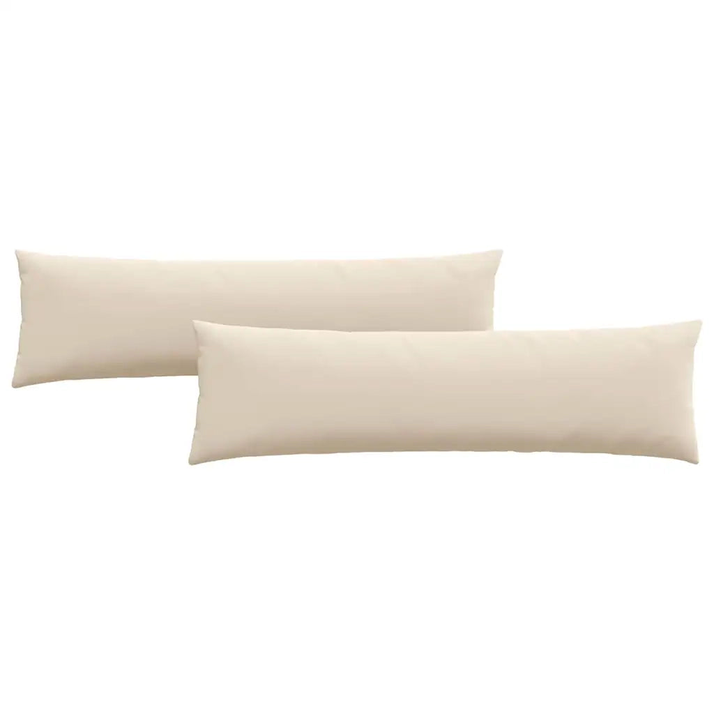 Cuscini da Divano 2 pcs Beige 145 x 40 cm Tessuto 42013859