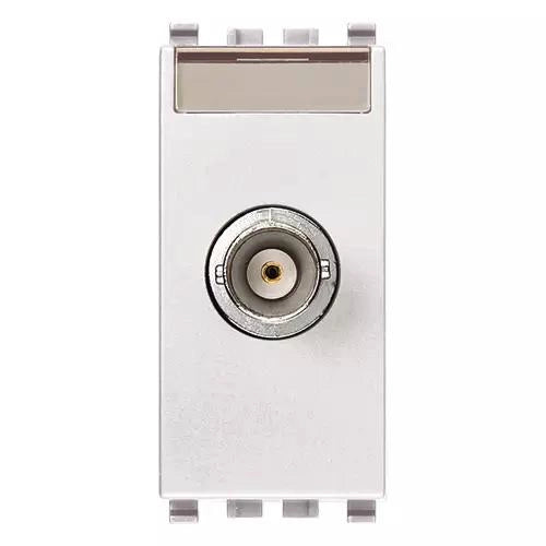 VIMAR EIKON - PRESA CONNETTORE BNC A SALDARE BIANCO