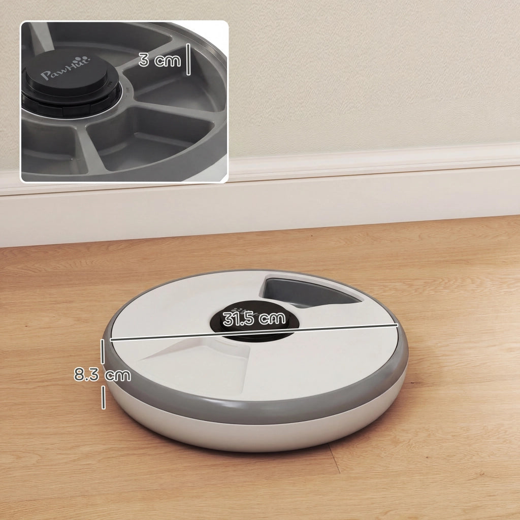 Distributore Automatico Cibo per Cani e Gatti ¨C Xylo ¨C Timer Programmabile, Display LED, 1-6 Pasti