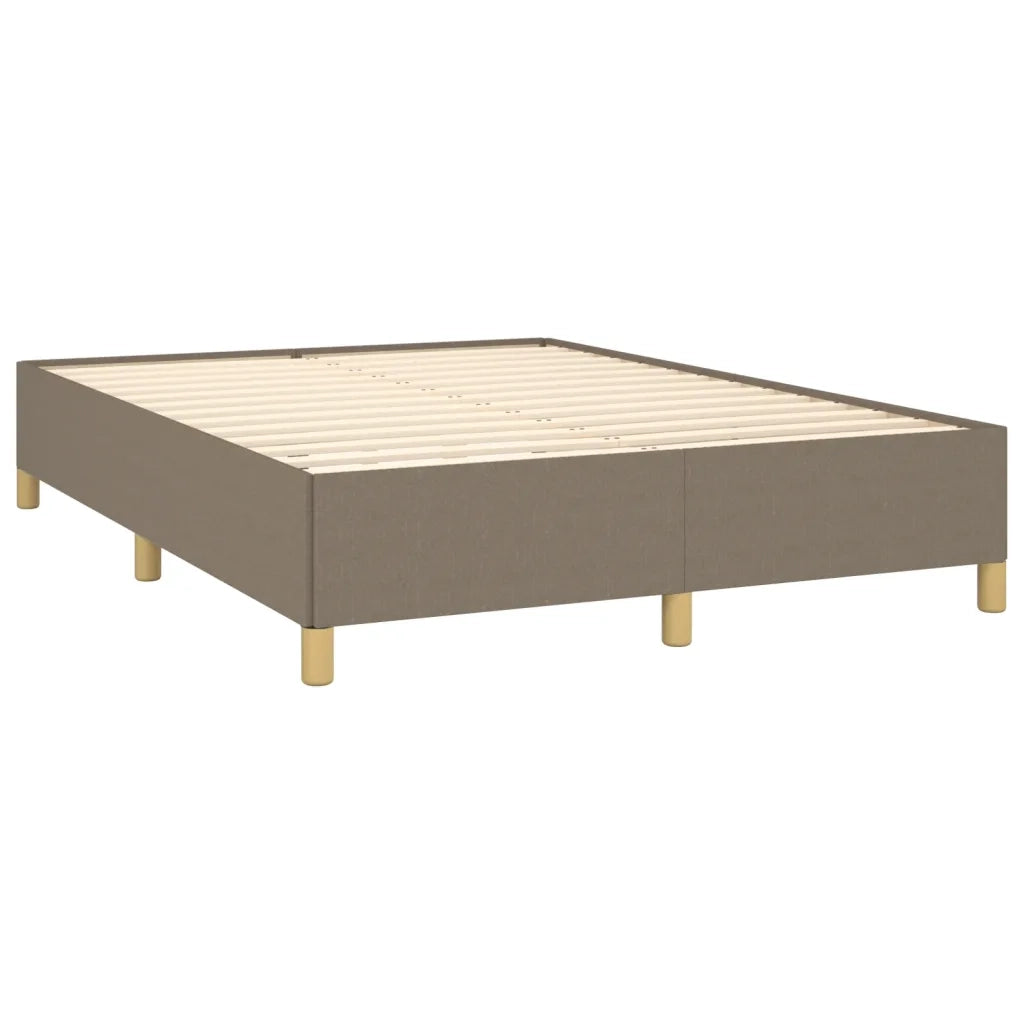 Giroletto a Molle con Materasso Tortora 140x200 cm in Tessuto 3128609