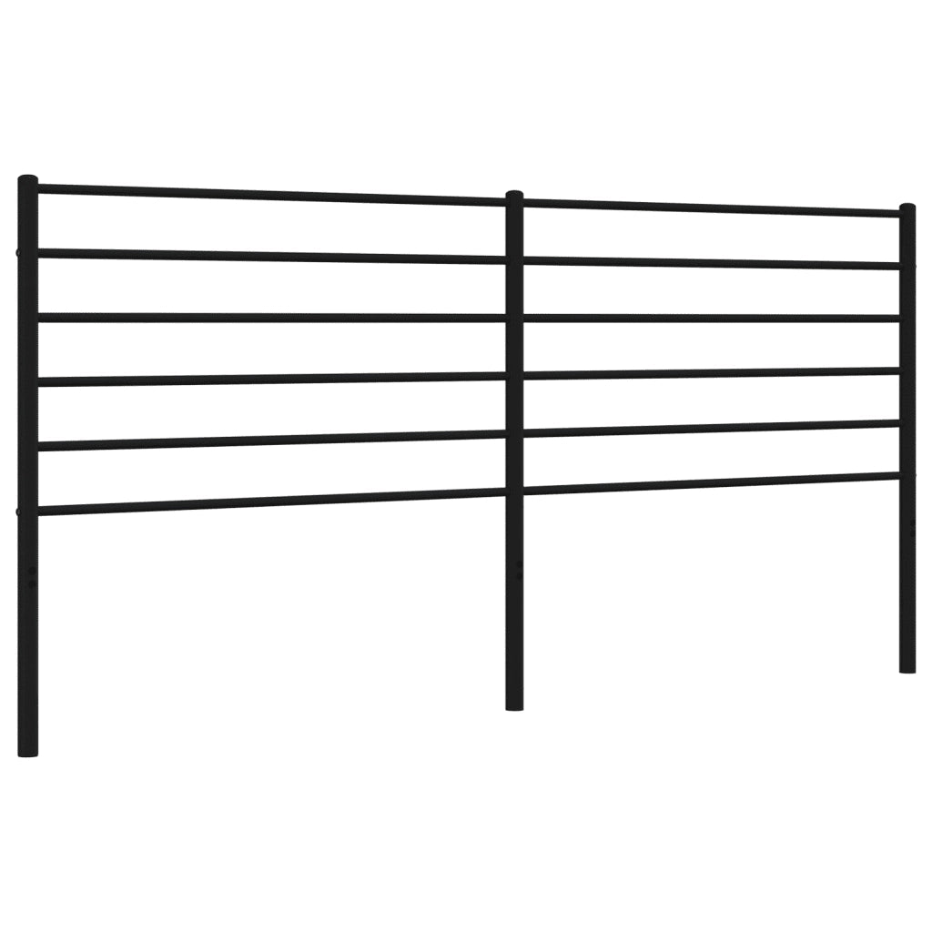 Testiera di Ricambio in Metallo Nero 200 cm 352357