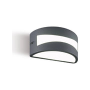 Applique Per Esterni Ed Interni In Alluminio Grigio Led 10 W 700 Lm 3000K Tibet