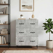 Mobile con Cassetti Grigio Cemento 66 x 34,5 x 89,5 cm 894838