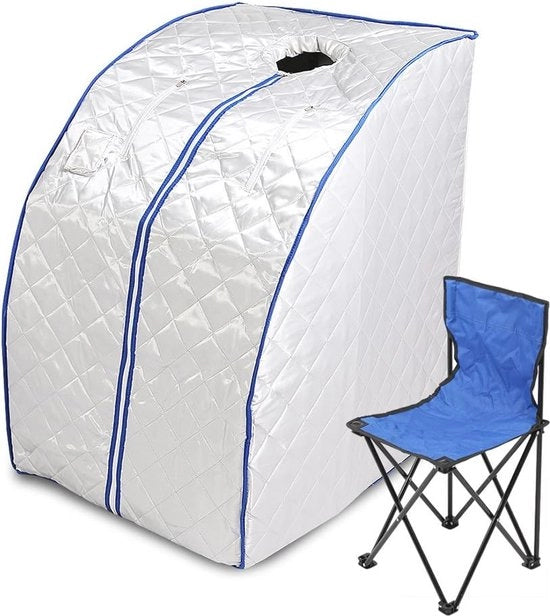 Sauna Infrarosso XL Portatile - Ripiegabile e Inclinabile per l'Uso a Casa