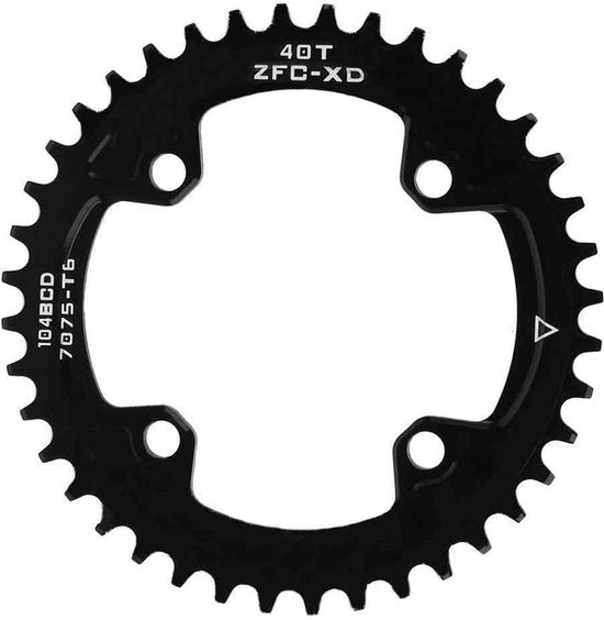Accessorio per bicicletta in lega di alluminio - 104MM - 42T - Leggero - Duraturo - Sostituzione ideale - Pedivella