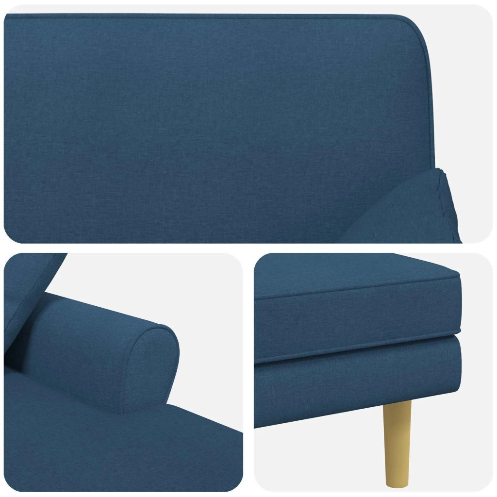 Chaise longue Blu Tessuto 42048089