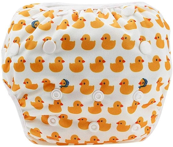 Costumi da bagno per bambini in tessuto elastico - Modellabile - Impermeabile - Disegno tridimensionale - Adatto a 0-1 anno - Ragazzi/Ragazze - Stampa divertente - Abbigliamento da bagno