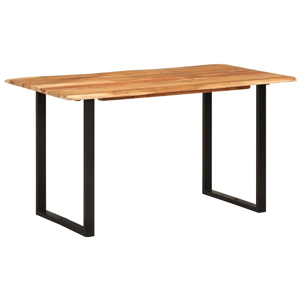 Tavolo da Pranzo 140x70x76 cm in Legno Massello di Acacia 286474