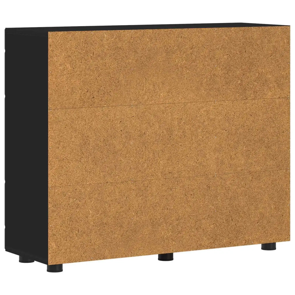 Armadio in Legno Nero 88,5 x 30,5 x 73 cm Legno multistrato CFW2732063