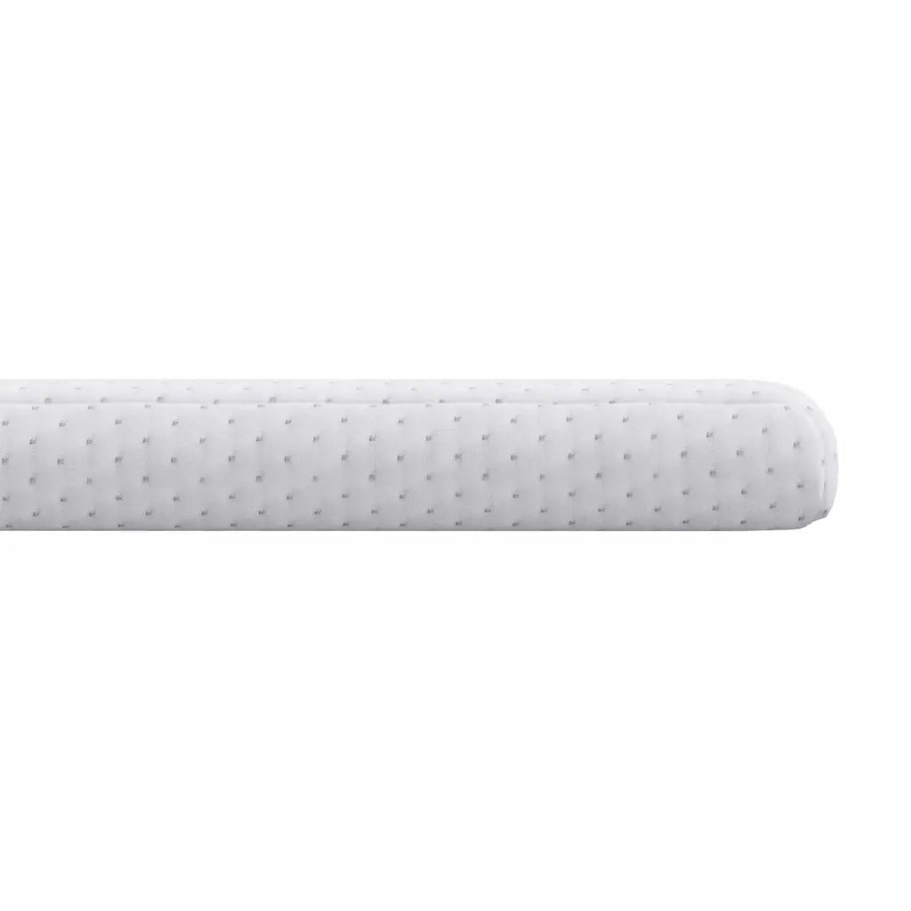 Topper per materasso Bianco 90 x 190 cm Tessuto Jacquard 4106189