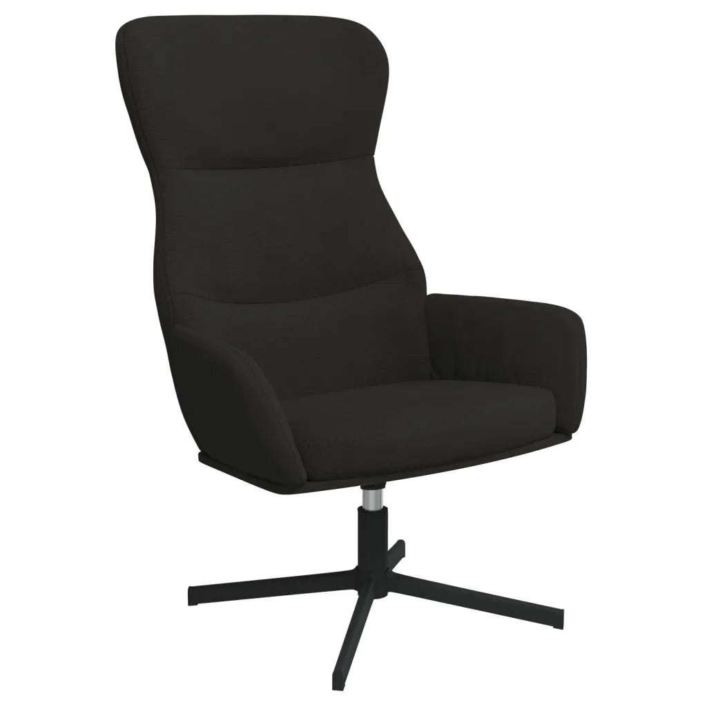 Poltrona Relax Nera in Velluto 341114