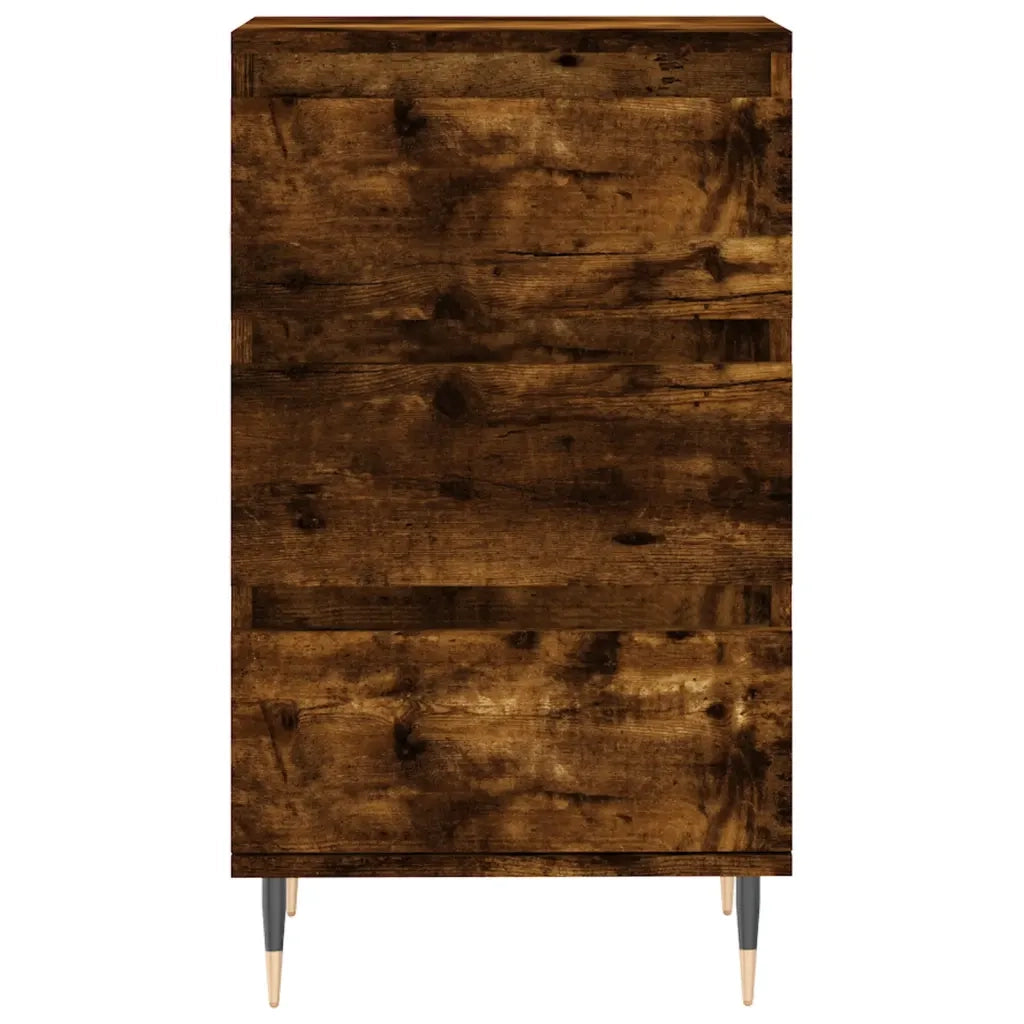 Credenza Rovere Fumo 40x35x70 cm in Legno Multistrato 831089