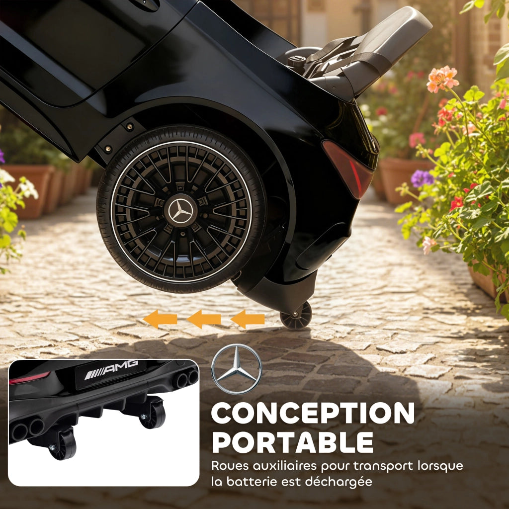 Auto elettrica per bambini Mercedes AMG ¨C Minimal ¨C 99x55x43 cm nero