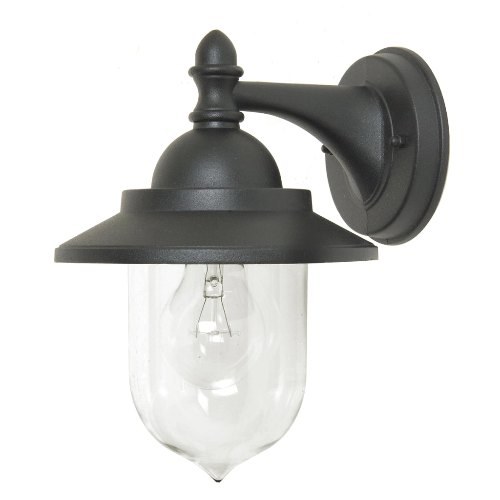 Applique esterna nera industriale E27 60W Sandown GZ